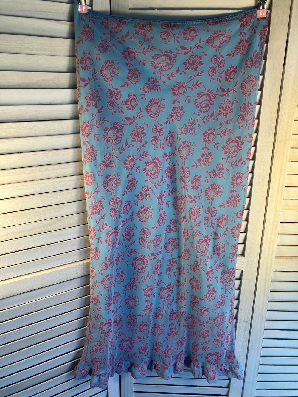 Sisley Womens Lined Floral Tulip Skirt Size L
